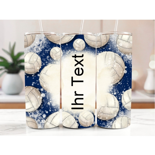 20 oz Tasse mit Volleyball Motiv 4